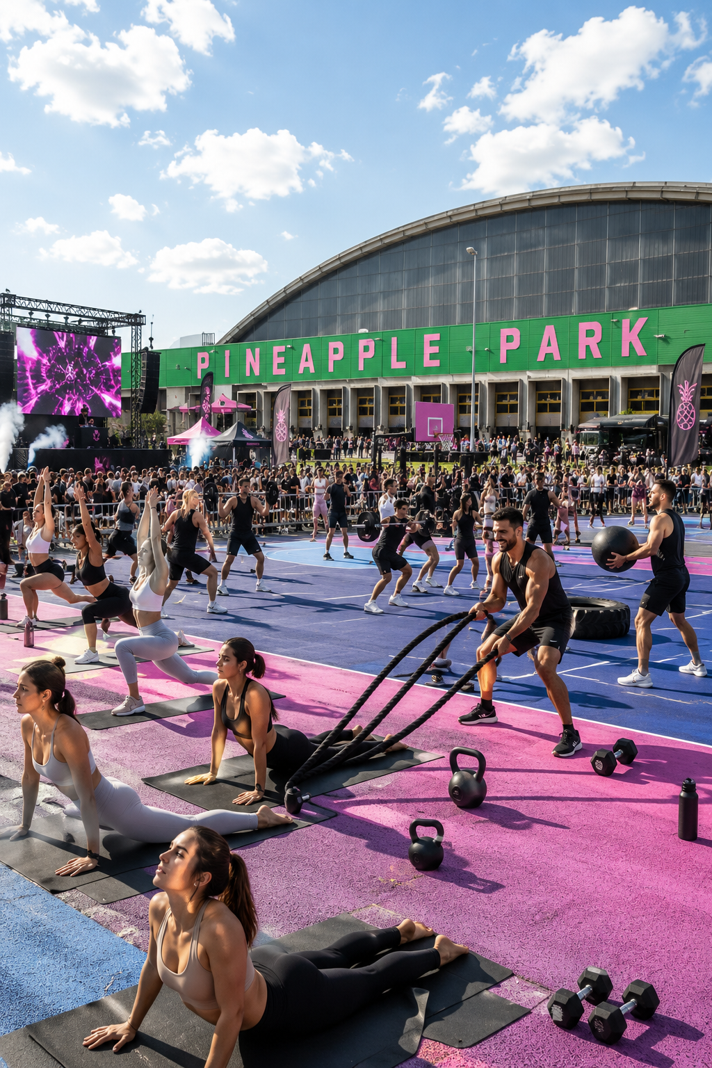 Fitness Open Air bei Gymora Festival